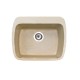 Квадратна мивка за вграждане, голям сифон модел 1022 (Еднокоритна квадратна мивка за вграждане модел 1022 полимермрамо) на цени от 148.99 лв. само в dklux.com