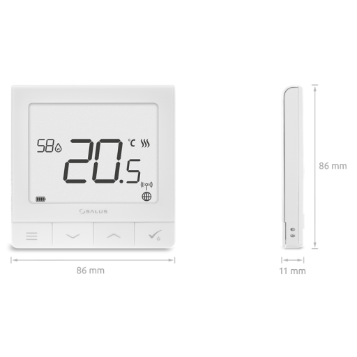 Многофункционален термостат SALUS Quantum SQ610RF - SQ610RF Многофункционален термостат SALUS Quantum SQ610RF - SQ610RF