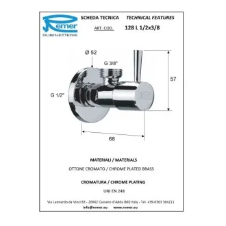 Декоративно ъглово кранче Arte LUX