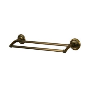 Тръбна поставка за кърпи Retro Bronze двойна Тръбна поставка за кърпи Retro Bronze двойна
