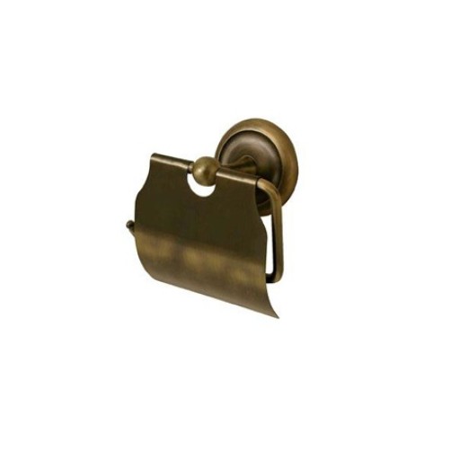 Поставка за тоалетна хартия Retro Bronze с капак (Поставка за тоалетна хартия цвят бронз с капак) на цени от 29.99 лв. само в dklux.com