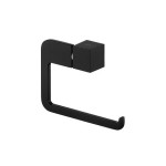 Държач за тоалетна хартия без капак Futura черен мат