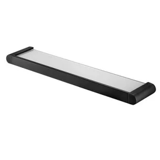 Рафт за огледало за баня  Futura черен мат