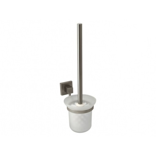 Четка за тоалетна с кубична стойка Quadro Nord инокс (Четка за WC с кубична стойка Quadro Nord инокс) на цени от 41.99 лв. само в dklux.com