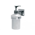 Дозатор за сапун с кубична стойка Quadro Arktic хром
