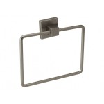 Халка за кърпи Quadro правоъгълна инокс матиран никел