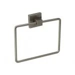 Халка за кърпи Quadro правоъгълна инокс матиран никел