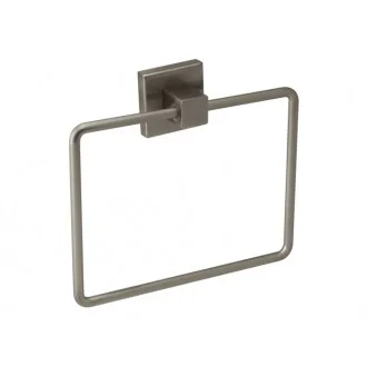 Халка за кърпи Quadro правоъгълна инокс матиран никел