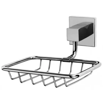 Сапунерка за баня хромиран месинг Quadro Arktic