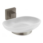 Сапунерка мат никел квадрат Quadro Nord инокс