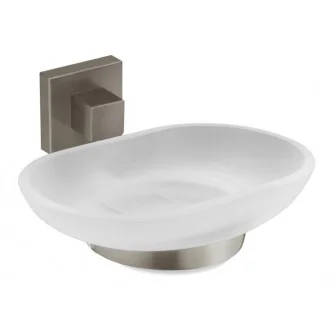 Сапунерка мат никел квадрат Quadro Nord инокс