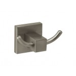 Матирана закачалка за кърпи кука Quadro Nord двойна инокс