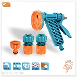Градински комплект за поливане с многофункционален пистолет