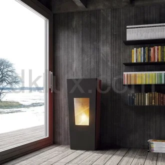 Дизайнерска пелетна камина CALUX FORMA EASY БЯЛА