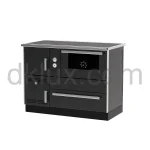 Готварска печка за отопление ALFA TERM 35 ЧЕРНА