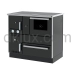 Готварска печка с водна риза ALFA TERM 27 ЧЕРНА