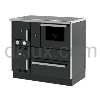 Готварска печка с водна риза ALFA TERM 27 ЧЕРНА Готварска печка с водна риза ALFA TERM 27 ЧЕРНА