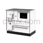 Готварска печка с водна риза ALFA TERM 27 БЯЛА