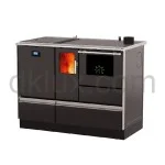 ПЕЛЕТНА Готварска печка ALFA TERM 20 PELET ЧЕРНА