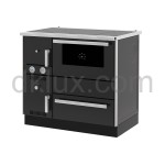 Готварска печка с водна риза ALFA TERM 20 АНТРАЦИТ