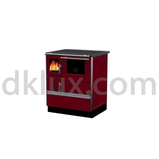 Готварска печка DOMINANT 70 ЧЕРВЕНА с фурна и котлони (ПЕЧКА НА ТВЪРДО ГОРИВО DOMINANT 70 С ФУРНА И ПЛОТ) на цени от 1,029.99 лв. само в dklux.com