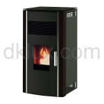 Камина на пелети ALFA PLAM LUCA 8 СУХ ТИП ЧЕРНА