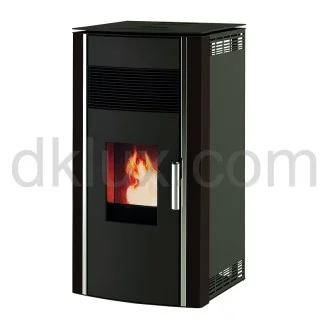 Камина на пелети ALFA PLAM LUCA 8 СУХ ТИП ЧЕРНА