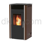Камина на пелети ALFA PLAM LUCA S БРОНЗОВА