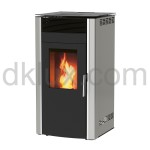 Камина на пелети ALFA PLAM LUCA S СРЕБРИСТА