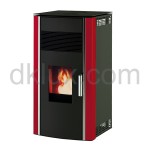 Камина на пелети ALFA PLAM LUCA 8 СУХ ТИП ЧЕРВЕНА