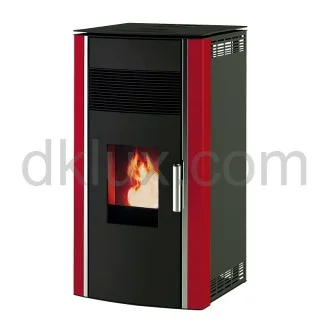 Камина на пелети ALFA PLAM LUCA 8 СУХ ТИП ЧЕРВЕНА