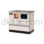 ПЕЛЕТНА Готварска печка за отопление ALFA 90 PELET БЯЛА