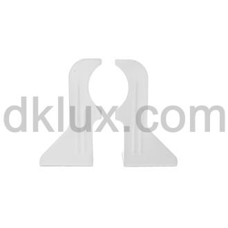 Комплект планки за стенен монтаж на алуминиеви радиатори БЕЛИ Комплект планки за стенен монтаж на алуминиеви радиатори БЕЛИ