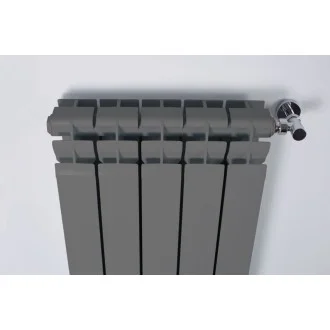 Алуминиев радиатор KALDO 600 ЧЕРЕН МАТ