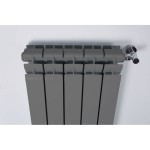 Алуминиев радиатор KALDO 800 ЧЕРЕН МАТ