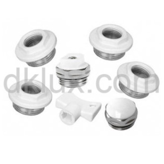 Комплект за алуминиев радиатор 7 части БЯЛ Комплект за алуминиев радиатор 7 части БЯЛ