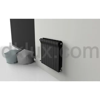 Дизайнерски Алуминиев Радиатор OTTIMO H800 ЧЕРЕН МАТ