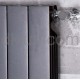 Дизайнерски Алуминиев Радиатор PLUS EVO H500 ЧЕРЕН МАТ (Луксозен алуминиев радиатор PLUS EVO H500 Италия) на цени от 26.99 лв. само в dklux.com