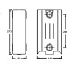 Дизайнерски Алуминиев Радиатор PLUS DECO H200 (Луксозен алуминиев радиатор PLUS DECO H200 Италия) на цени от 25.99 лв. само в dklux.com