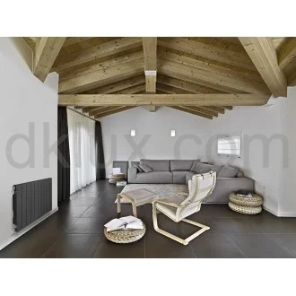 Дизайнерски Алуминиев Радиатор PLUS EVO H600 ЧЕРЕН МАТ