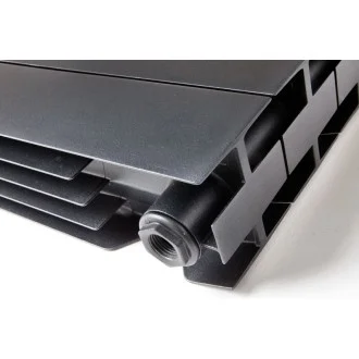 Дизайнерски ЧЕРЕН Радиатор KALIS H1000 ВИСОК