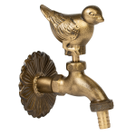 Декоративна канелка месинг с ръкохватка Гълъб