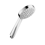 Кръгла душ слушалка ROCA Stella 100, силиконови дюзи