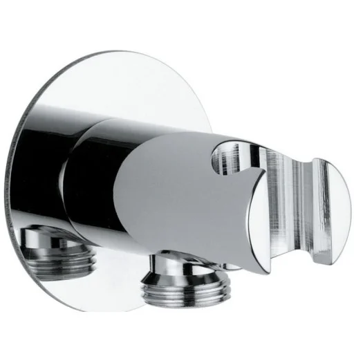 Кръгло стенно коляно за душ с държач Round месинг (Кръгло стенно коляно с държач за душ PA05) на цени от 48.00 лв. само в dklux.com