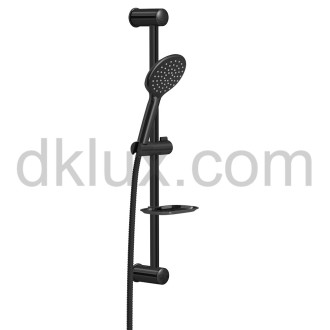 ЧЕРНО тръбно окачване с КРЪГЪЛ душ DELUXE BLACK ЧЕРНО тръбно окачване с КРЪГЪЛ душ DELUXE BLACK