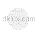 Душ пита DELUXE CHROME кръгла 24см