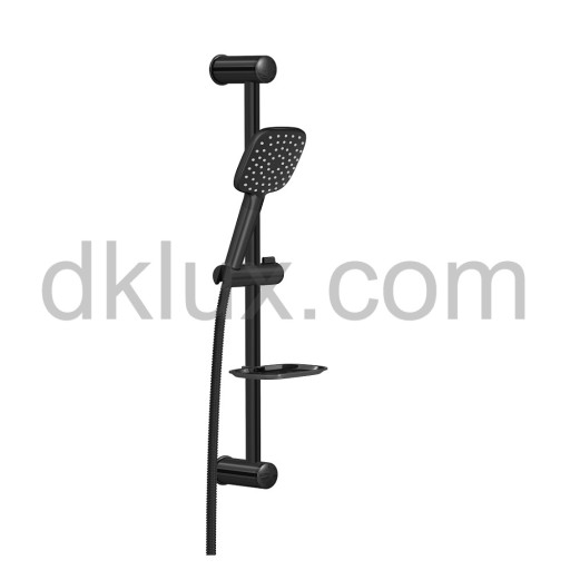 Черно тръбно окачване за душ комплект AQUA BLACK на цена от 69.99 лв. само в dklux.com