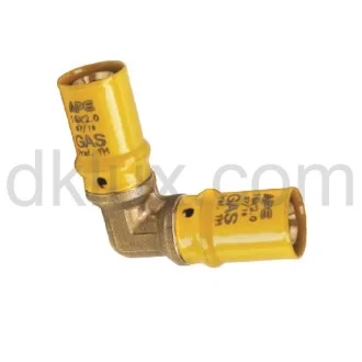 Прес коляно Ф16хФ16 за многослойна тръба за газ Прес коляно Ф16хФ16 за многослойна тръба за газ