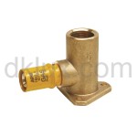 Прес коляно стенно Ф16х1/2"Ж за газови тръби