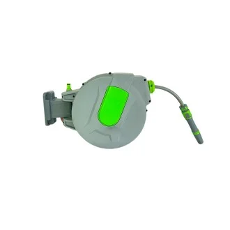 Автоматична макара със струйник и маркуч за стенен монтаж Автоматична макара със струйник и маркуч за стенен монтаж